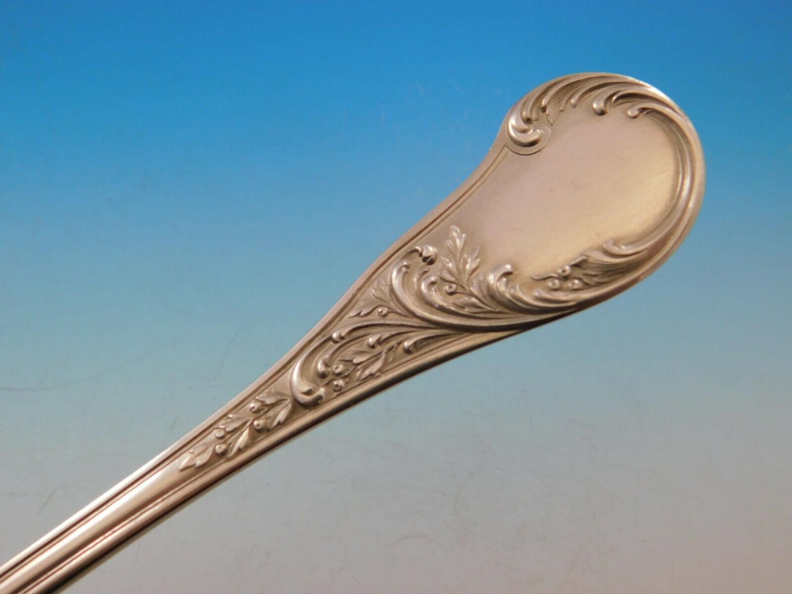 20th Century Louis XIV by Pierre Queille French 950 Sterling Silver Flatware Set Service 78pc