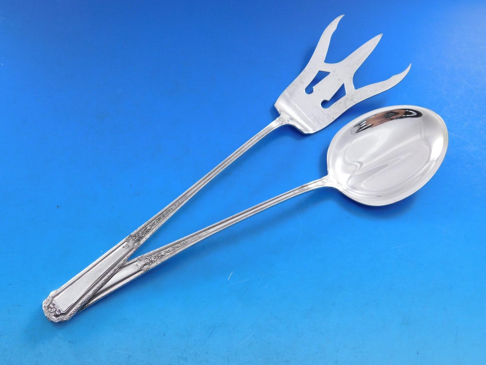 Louis XIV by Towle Sterling Silver Flatware Set 12 Service 135 pcs Many servers For Sale 1