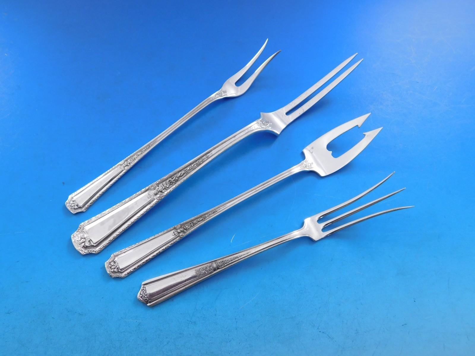 Louis XIV by Towle Sterling Silver Flatware Set 12 Service 135 pcs Many servers For Sale 5