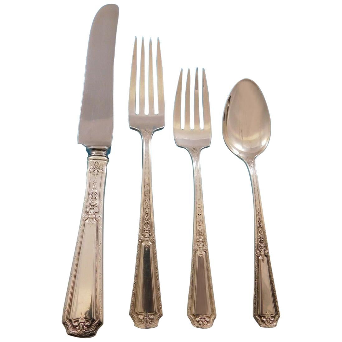 Sterlingsilber-Besteckset Louis XIV. von Towle für 12 Personen, 110 Teile