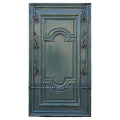 Louis XIV Coat Rack In Lacquered Wood And Wrought Iron