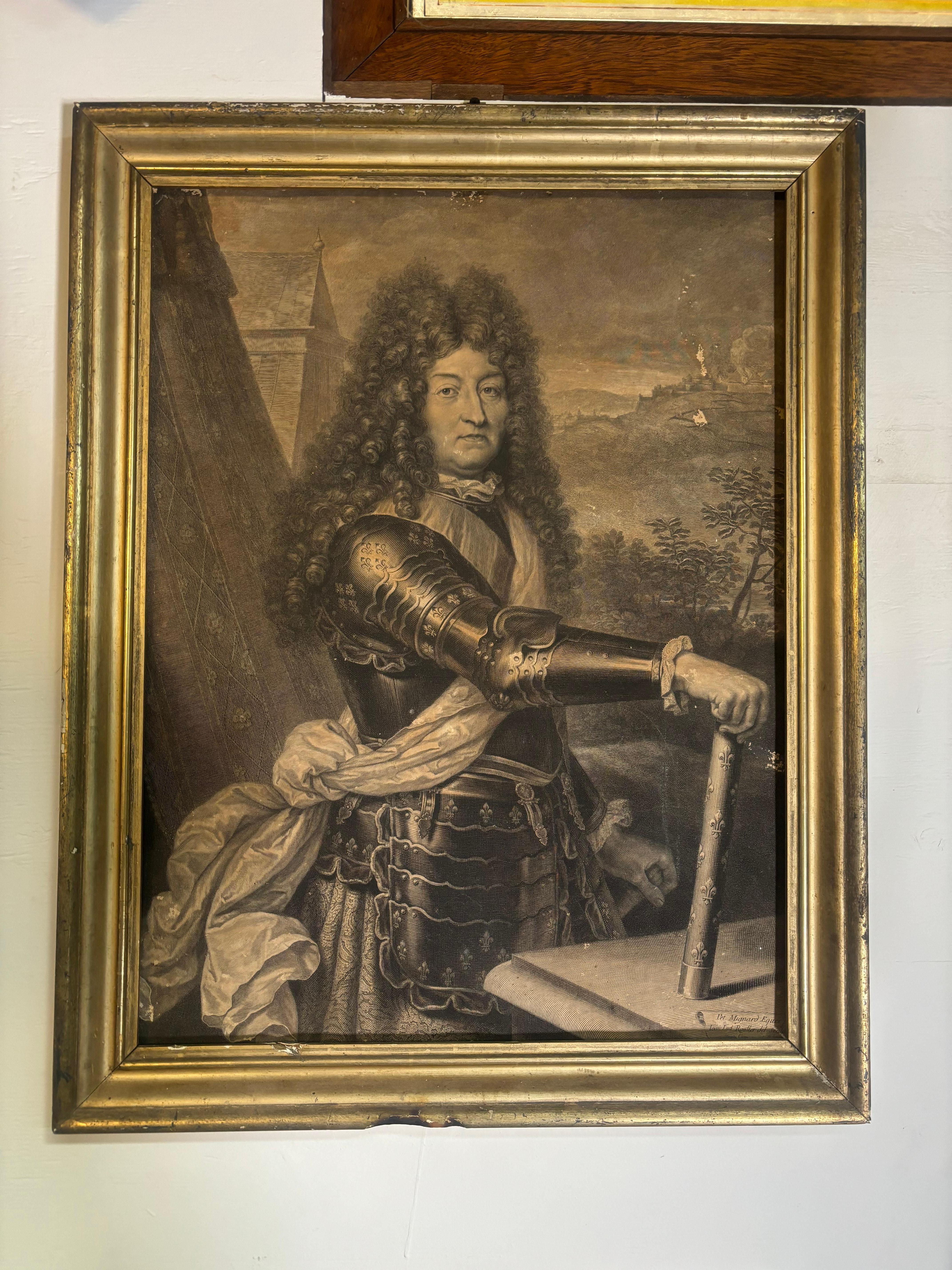 Louis XIV Gerahmtes Foto (Französisch) im Angebot