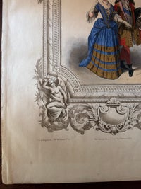 Louis XIV French Court Costume, Royal Couple, 1847, view 7