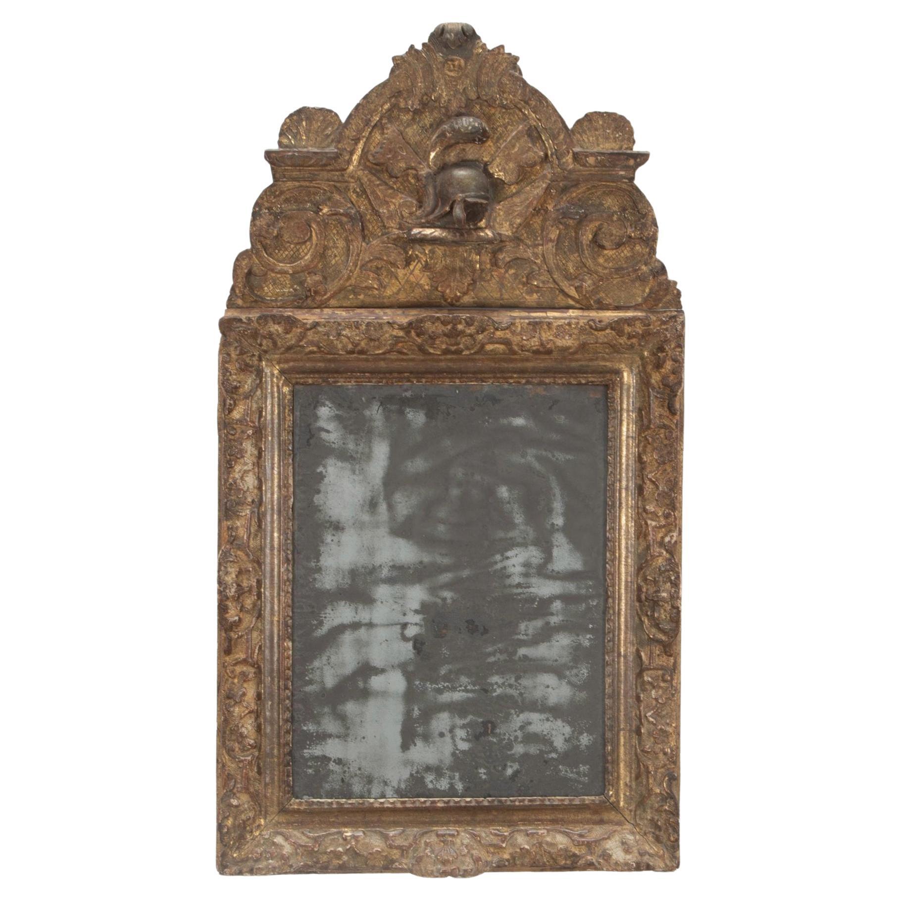 Louis XIV Giltwood Spiegel