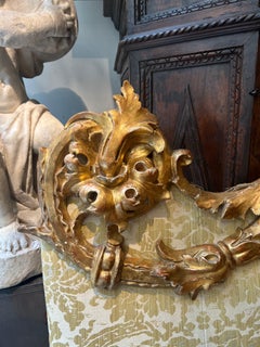 Louis XIV Headboard in Carved and Giltwood