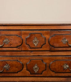 Louis XIV Period Bow-Front Walnut Commode