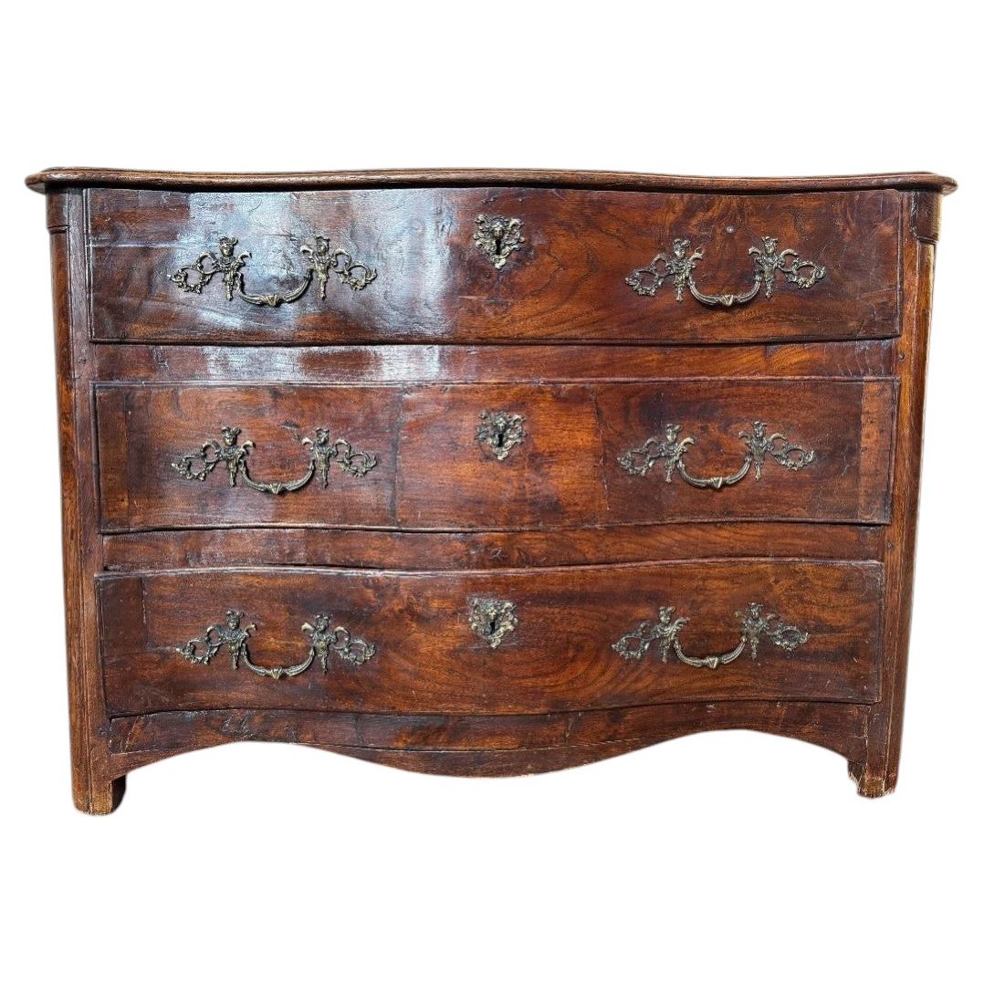 Louis XIV Period Chest of Drawers in Solid Oak, 18th Century For Sale