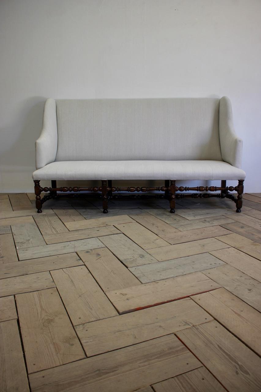 18th Century and Earlier Louis XIV Period French Walnut Sofa, 18th Century