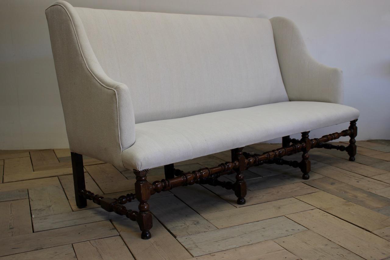 Louis XIV Period French Walnut Sofa, 18th Century 1