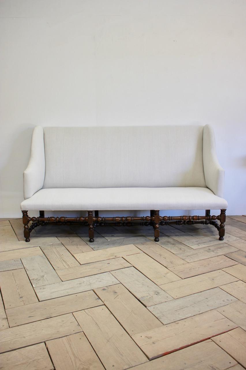 Louis XIV Period French Walnut Sofa, 18th Century 2