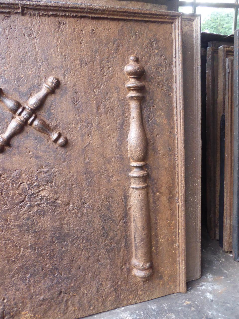 Louis XIV. „Saint Andrew's Cross“ Kaminsims / Rückwand, Französisch, 18. Jahrhundert im Zustand „Gut“ im Angebot in Soest, NL