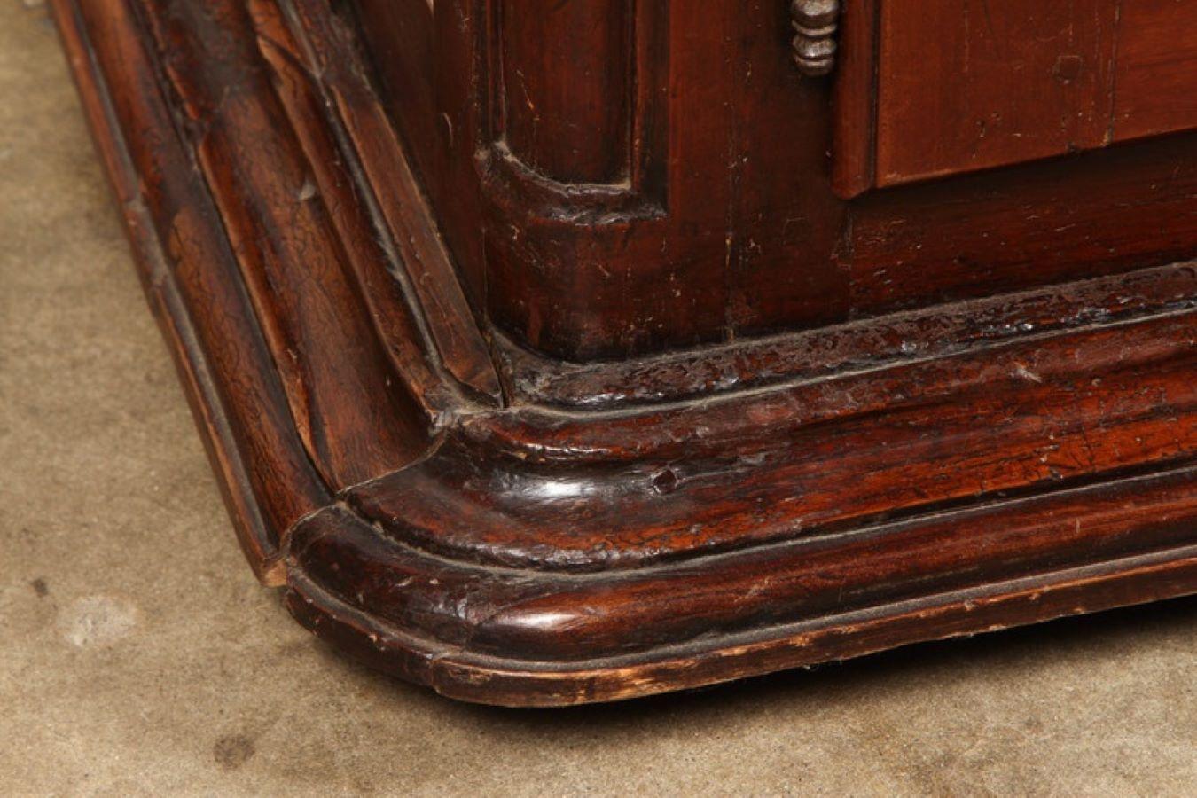 Baroque Louis XIV Sideboard with Fossil Stone Top For Sale