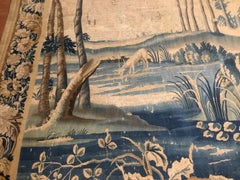 Louis XIV Style Antique French Aubusson Verdure Tapestry, Venus and Adonis