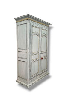 Louis XIV Style Armoire – 19th Century, Painted Wood with Aged Patina