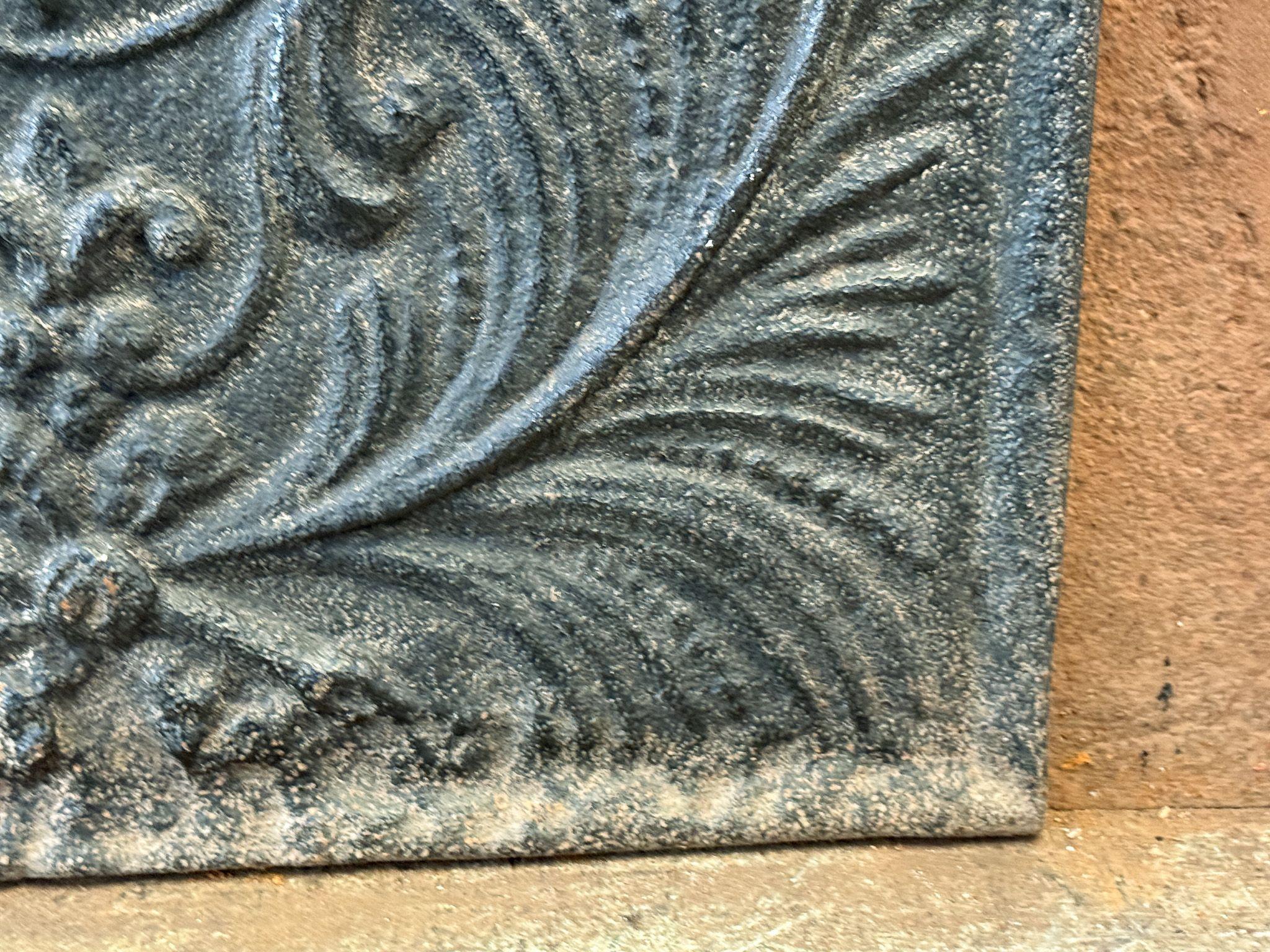 Plaque de cheminée / dosseret 