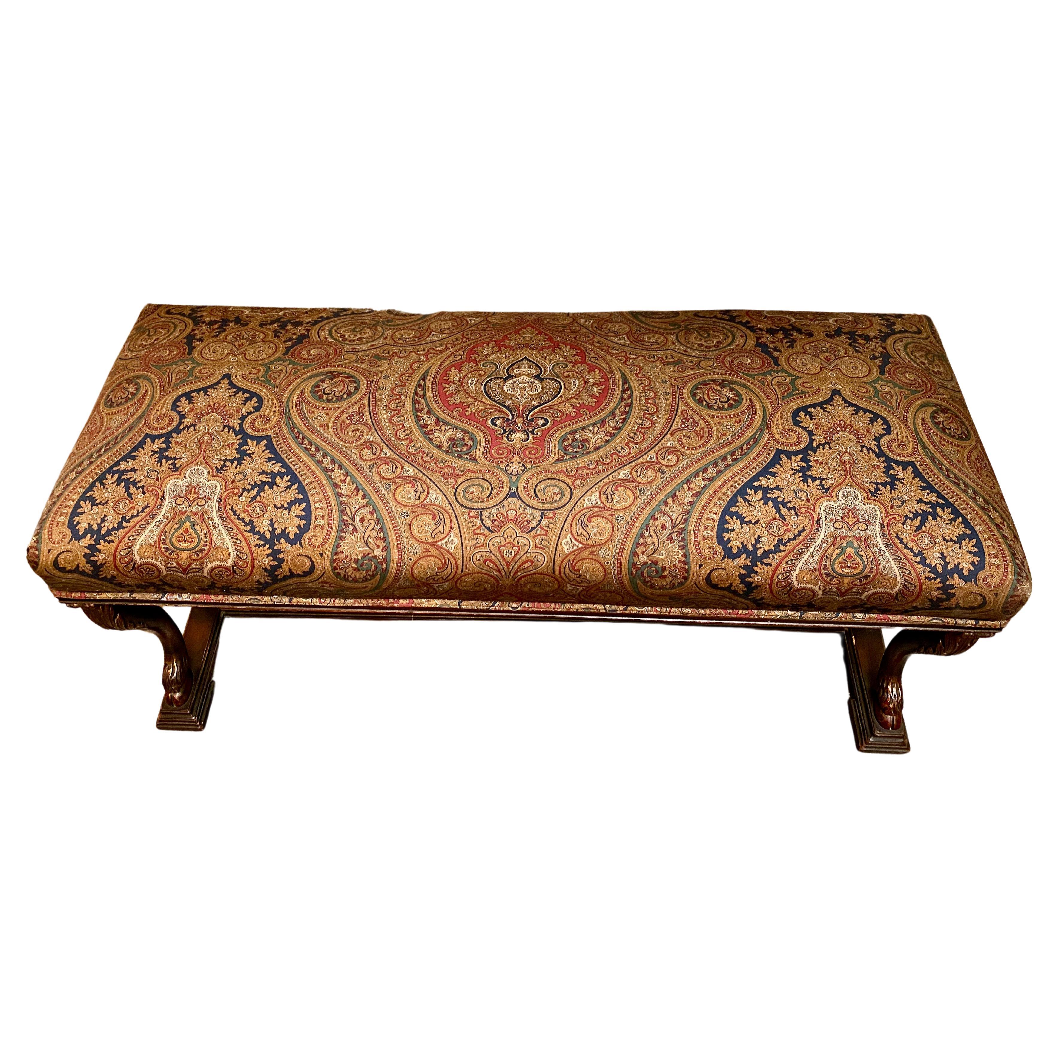 French Louis XIV Style Bench For Sale