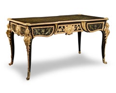 Bureau plaqué boulle de style Louis XIV