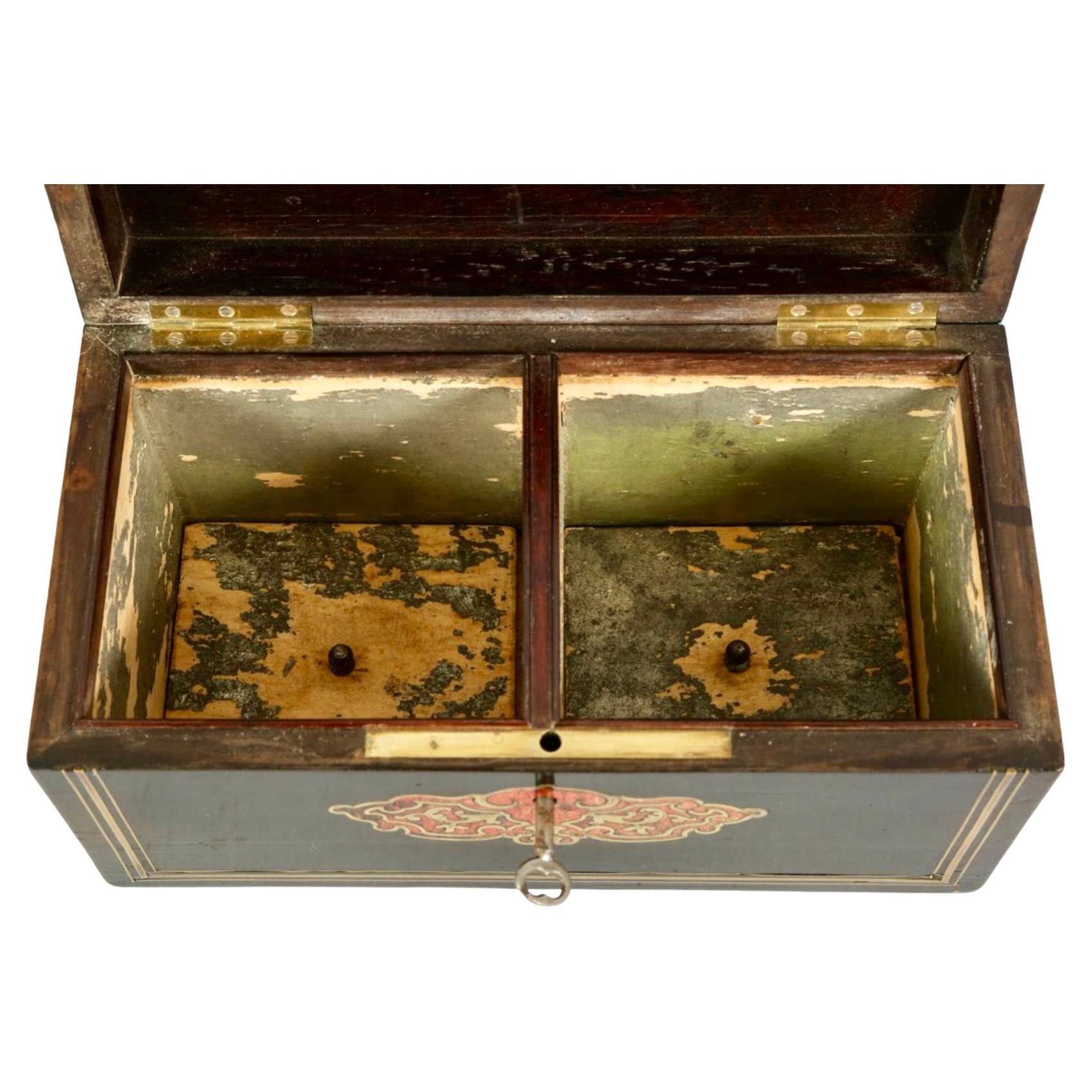 XIX secolo Porta tè Boulle in stile Luigi XIV in vendita