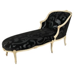 Vintage Louis XIV Style Chaise Lounge