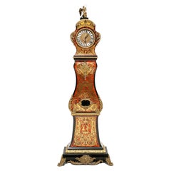 Louis XIV Style Chinoiserie Motif Boulle Long Case Clock