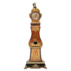 Louis XIV Style Chinoiserie Motif Boulle Long Case Clock