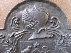 Louis XIV Style 'Coat of Arms' Fireback / Backsplash