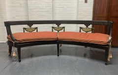 Louis XIV Style Curved Bench