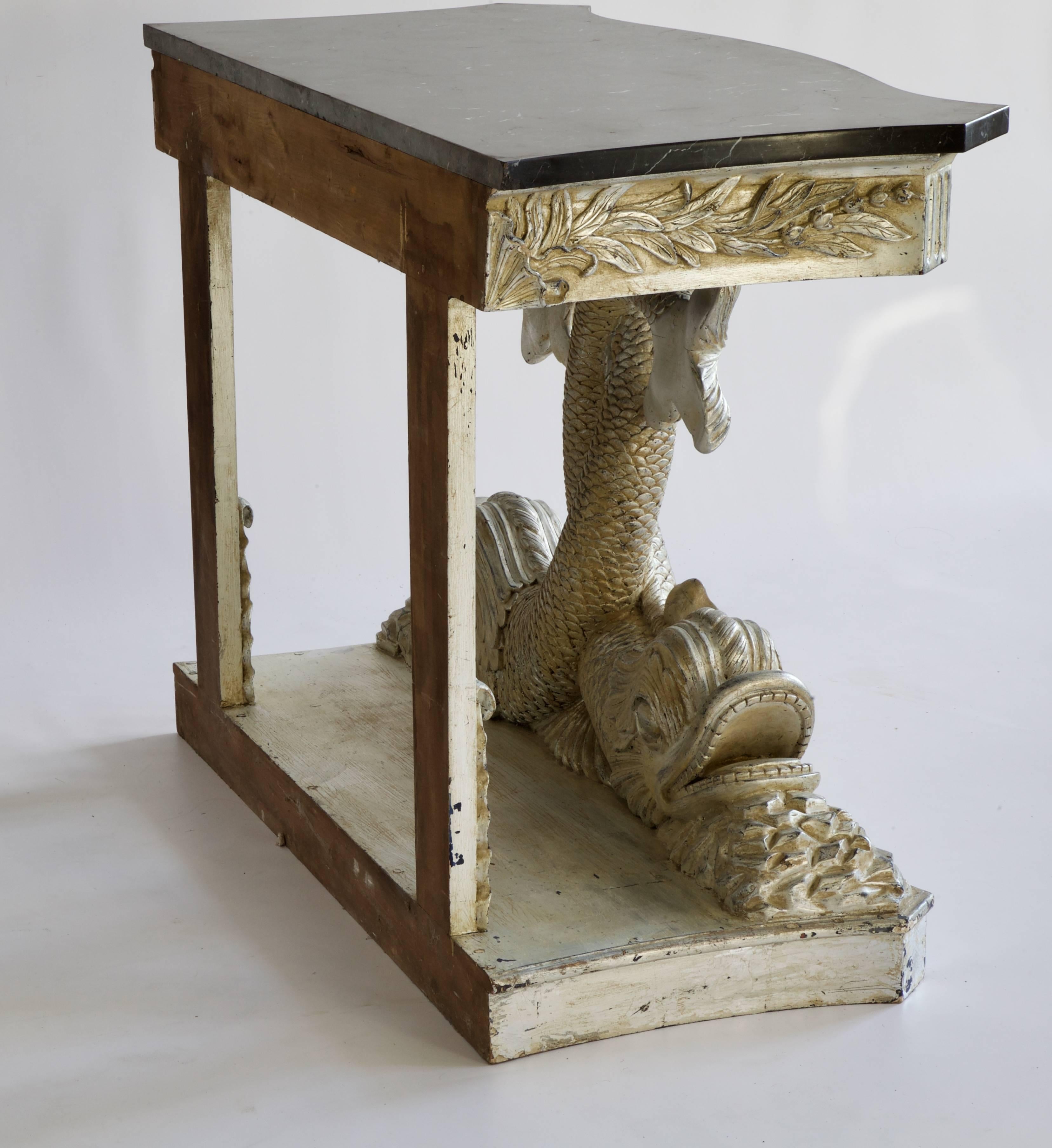 Louis XIV Style Dolphin Console In Excellent Condition In London, Park Royal