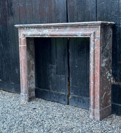 Louis XIV Style Fireplace In Rance Marble, Circa 1880