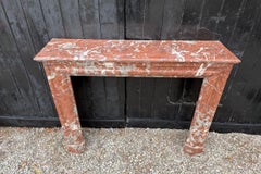 Louis XIV-style fireplace in Rance marble, circa 1880