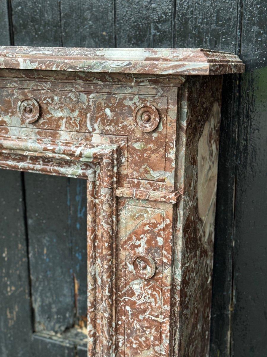 Louis XIV Style Fireplace In Rance Marble Circa 1880 For Sale 3