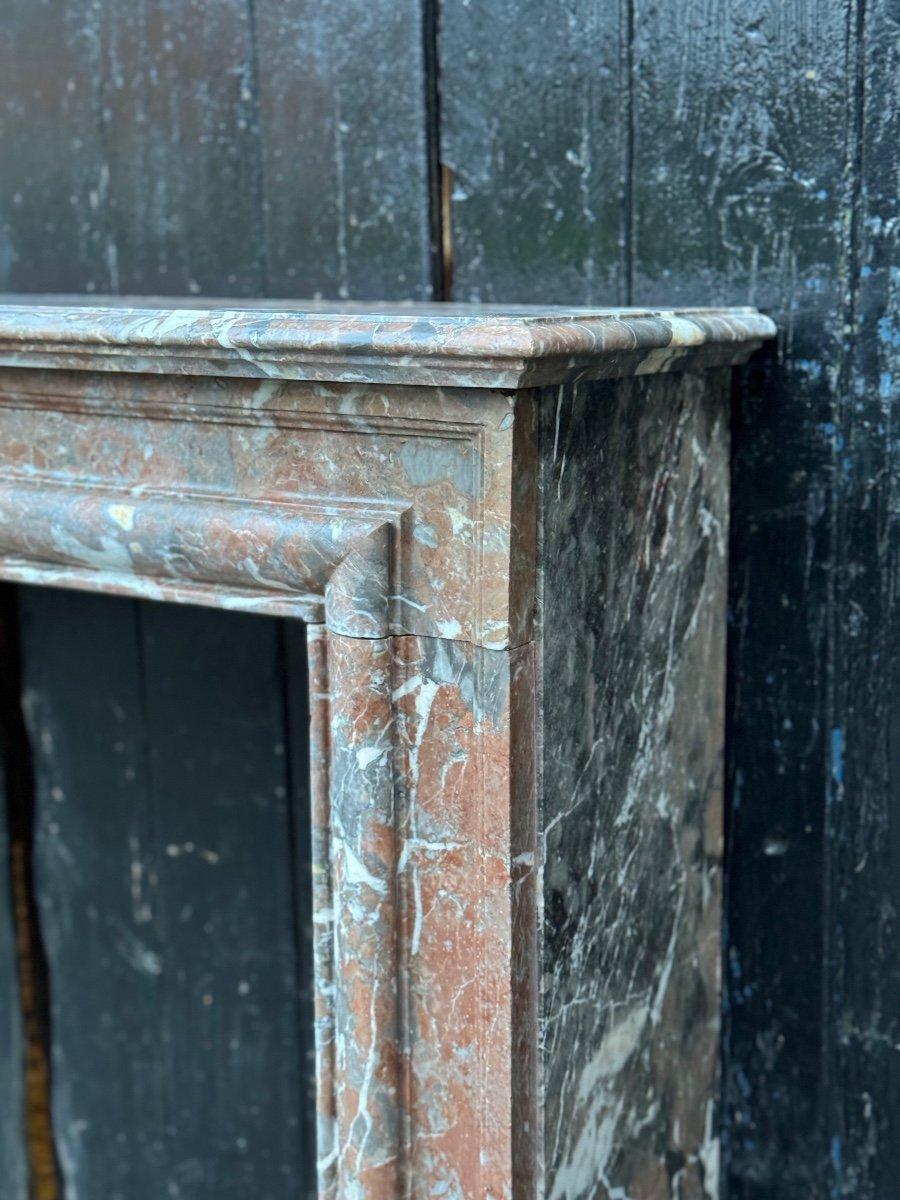 Louis XIV Style Fireplace In Rance Marble, Circa 1880 For Sale 4