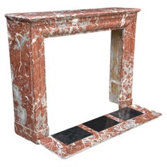 Louis XIV-style fireplace in Rance marble, circa 1880