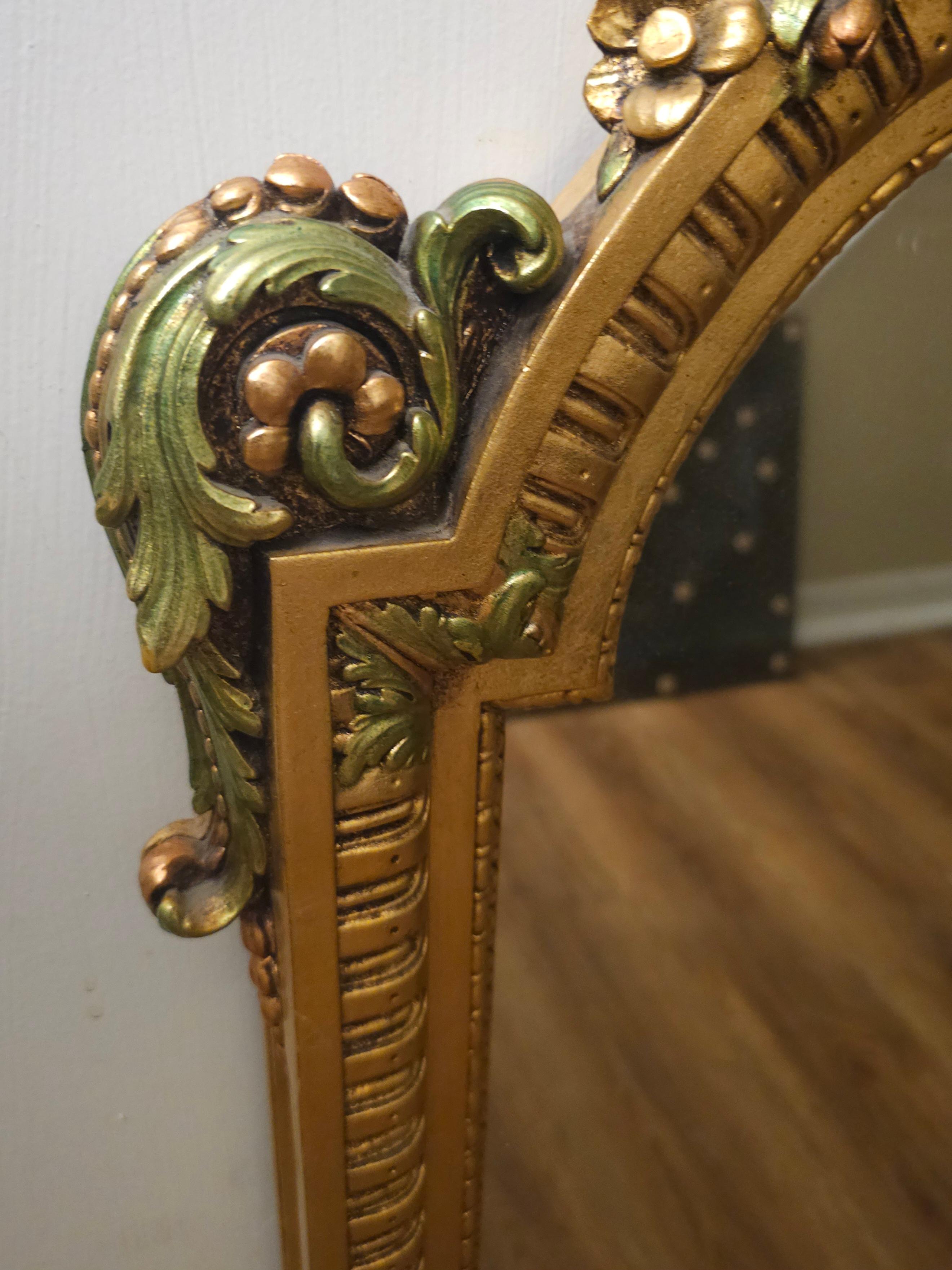 Louis XIV Style Franklin Mint Gilt Mirror By Vincenzo Fancelli For Sale 3
