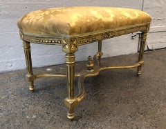 Louis XIV Style Giltwood Bench