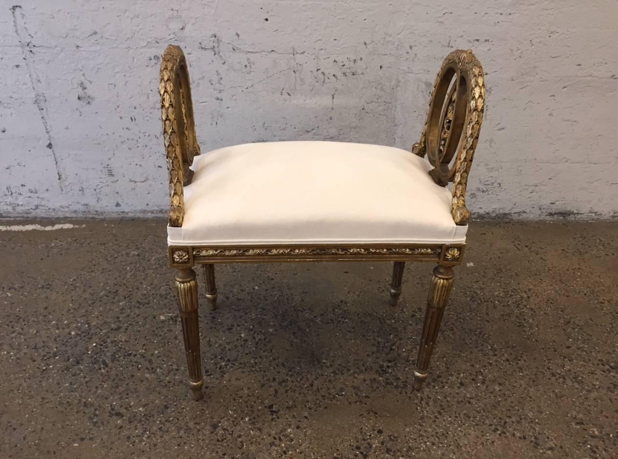 Louis XIV Style Giltwood Bench In Good Condition In New York, NY