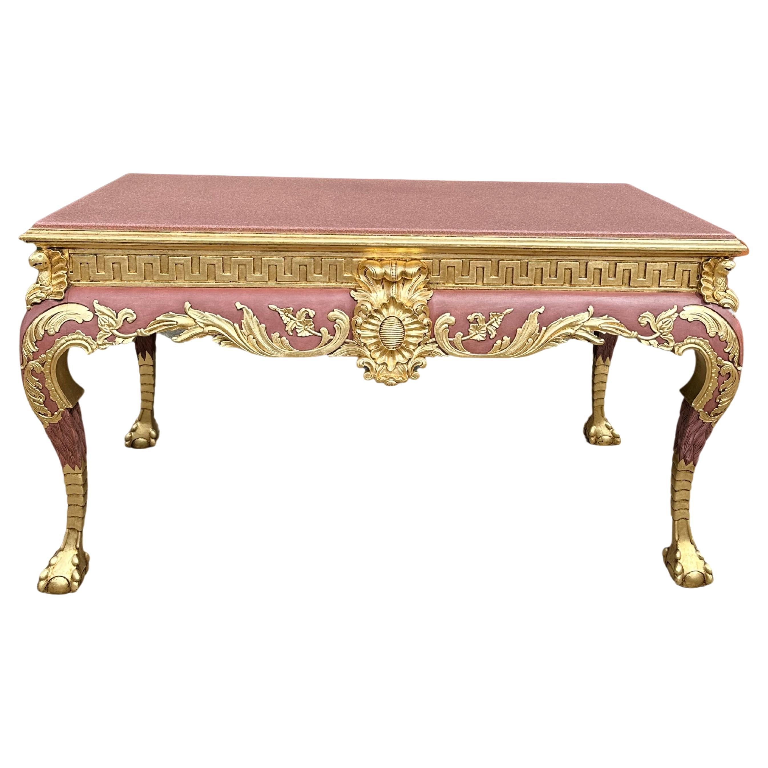 Louis XIV Style Giltwood Centre Table.
