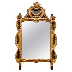 Specchio in Wood dorato in stile Luigi XIV