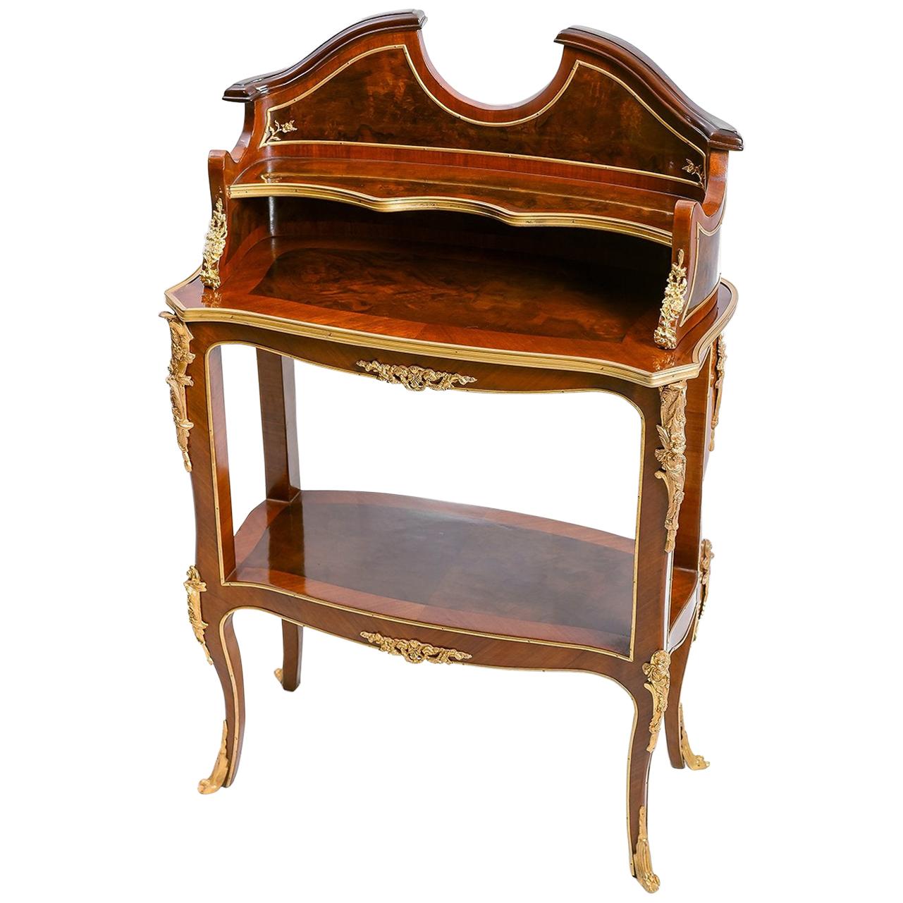 Louis XIV Style Inlaid Writing Desk, 20th Century For Sale