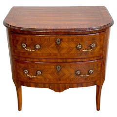 Used Louis XIV Style Kingwood Marquetry Commode/ Nightstand