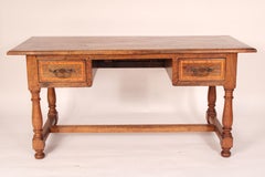 Louis XIV Style Mixed Wood Desk