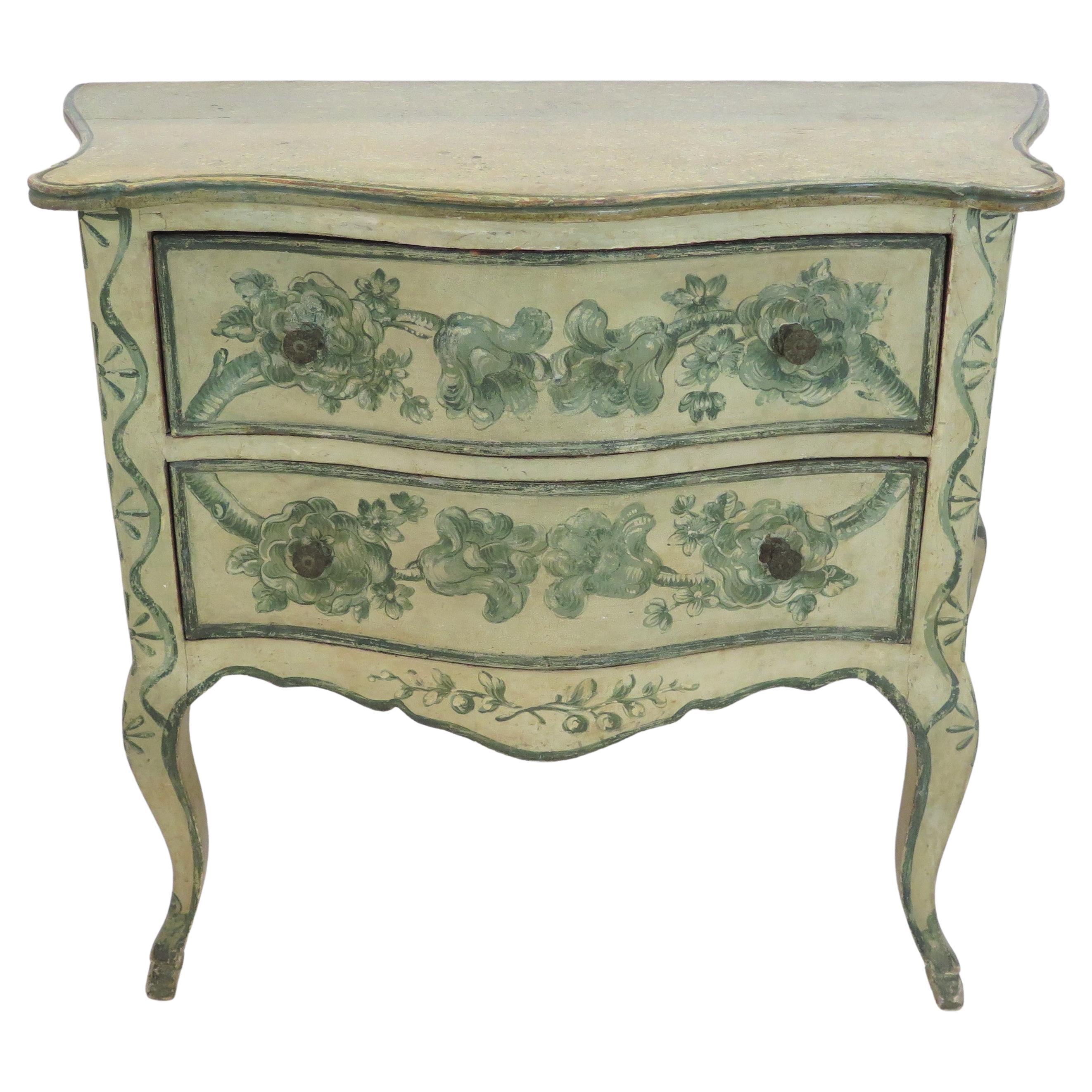 Louis XIV-Style Painted Venetian Commode For Sale