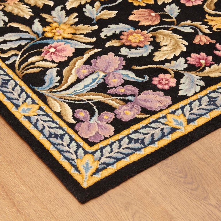 Louis XIV Style Hand Knotted Wool Large Rug For Sale at 1stdibs