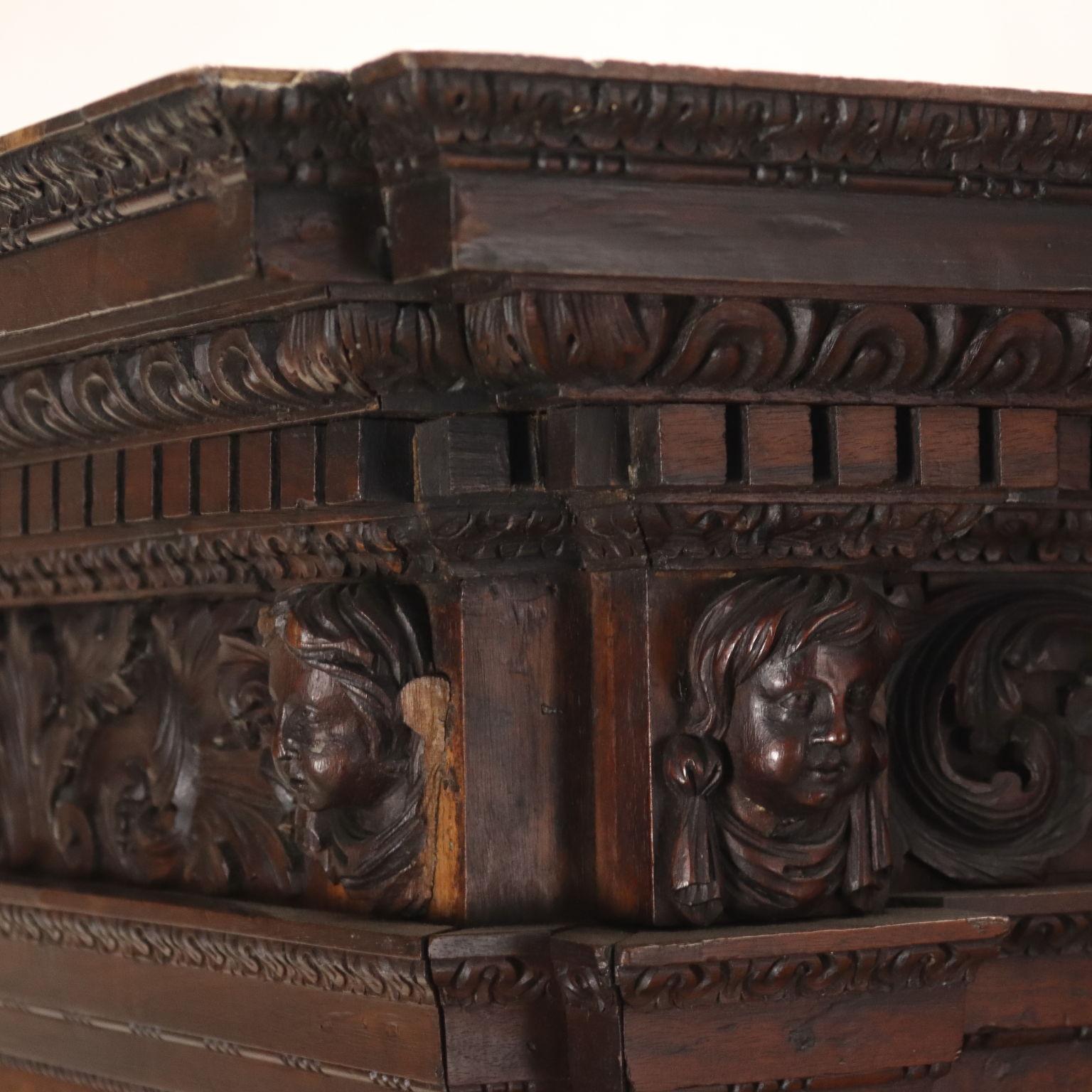  Louis XIV Style Sideboard Walnut France xix Century 1