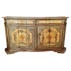 Louis XIV Style Italian Venetian Lacquered Sideboard
