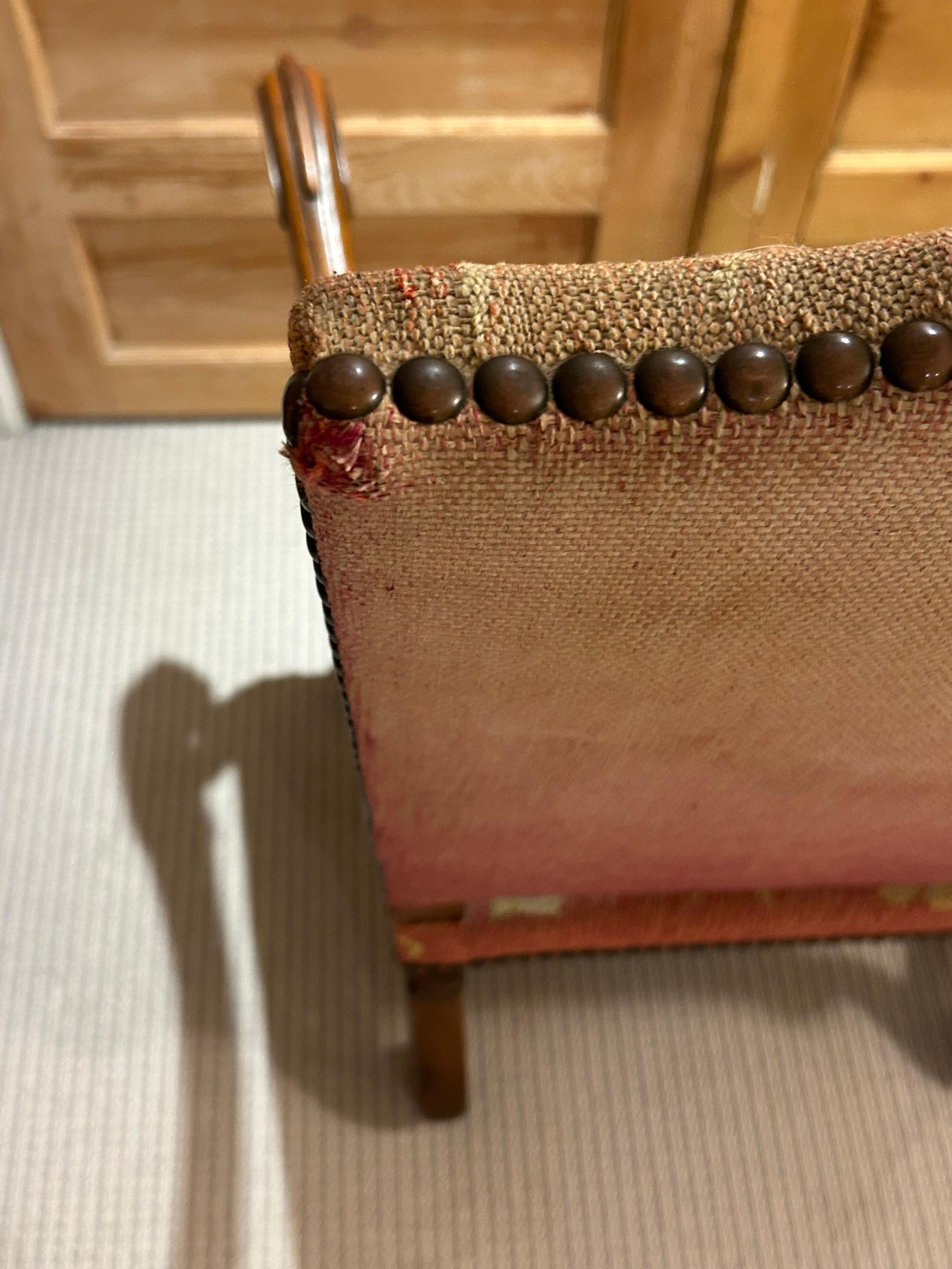 Poltrona in noce stile Luigi XIV, Francia, XIX secolo in vendita 15