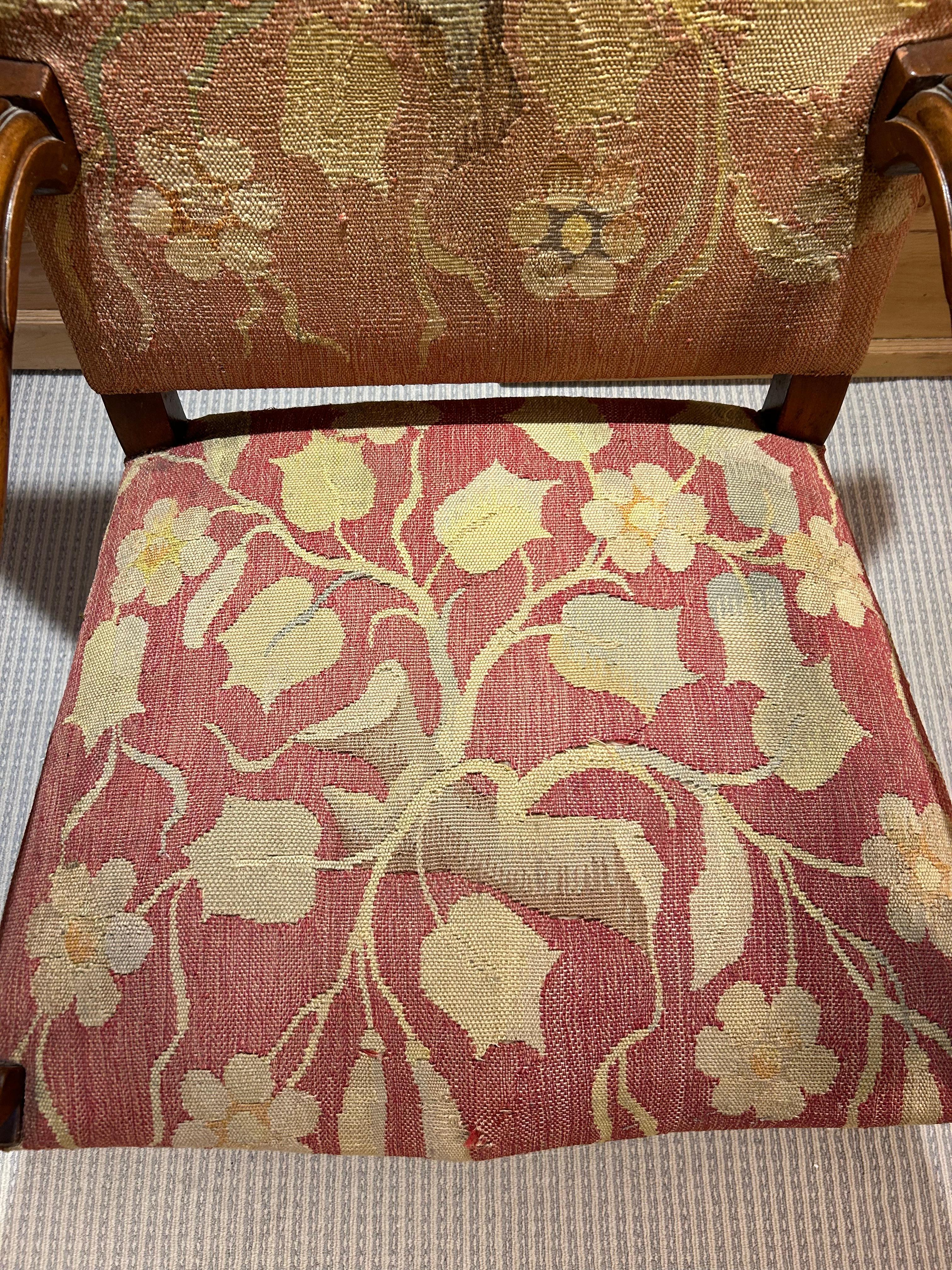 Poltrona in noce stile Luigi XIV, Francia, XIX secolo in vendita 1
