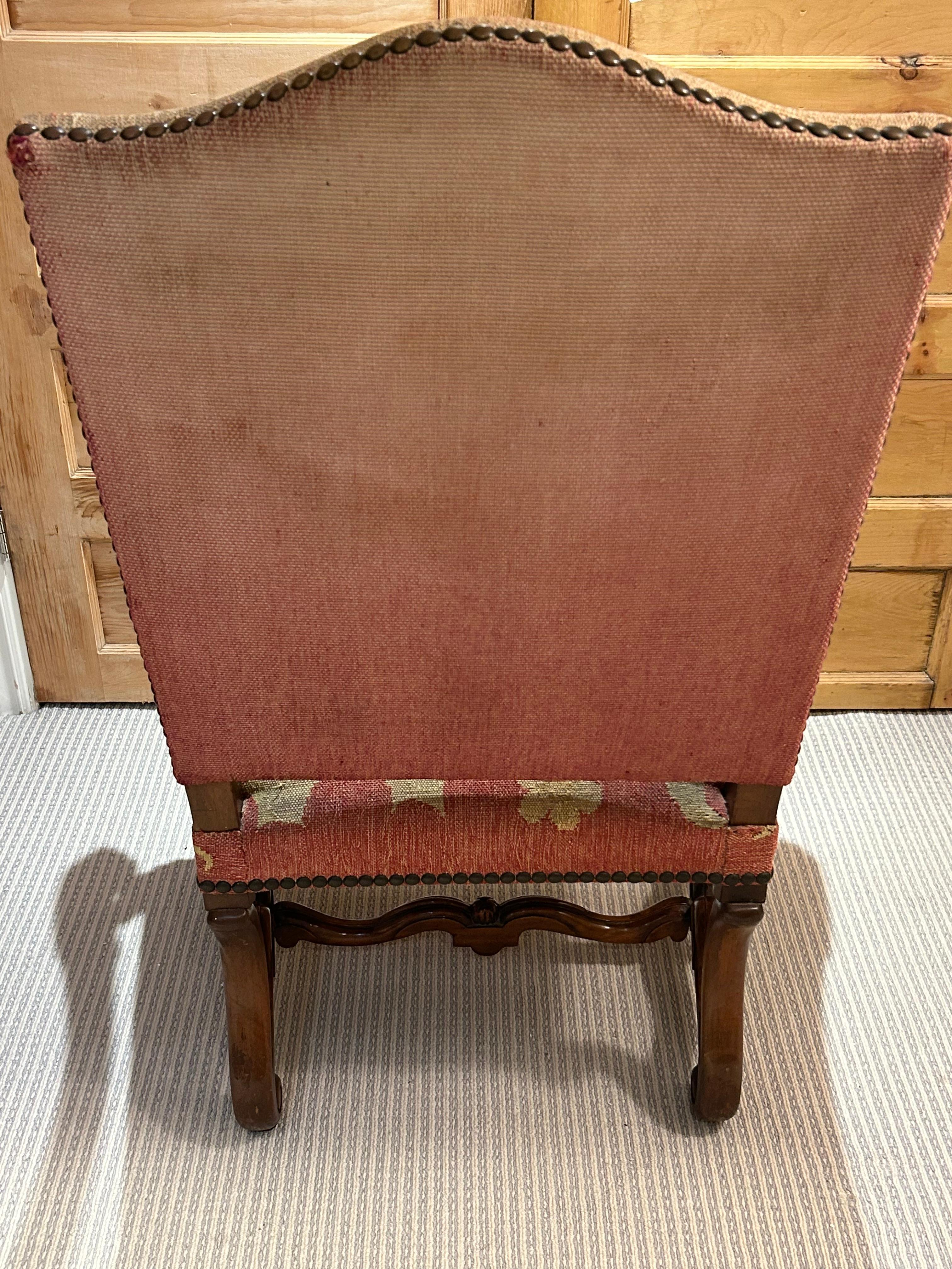 Poltrona in noce stile Luigi XIV, Francia, XIX secolo in vendita 2