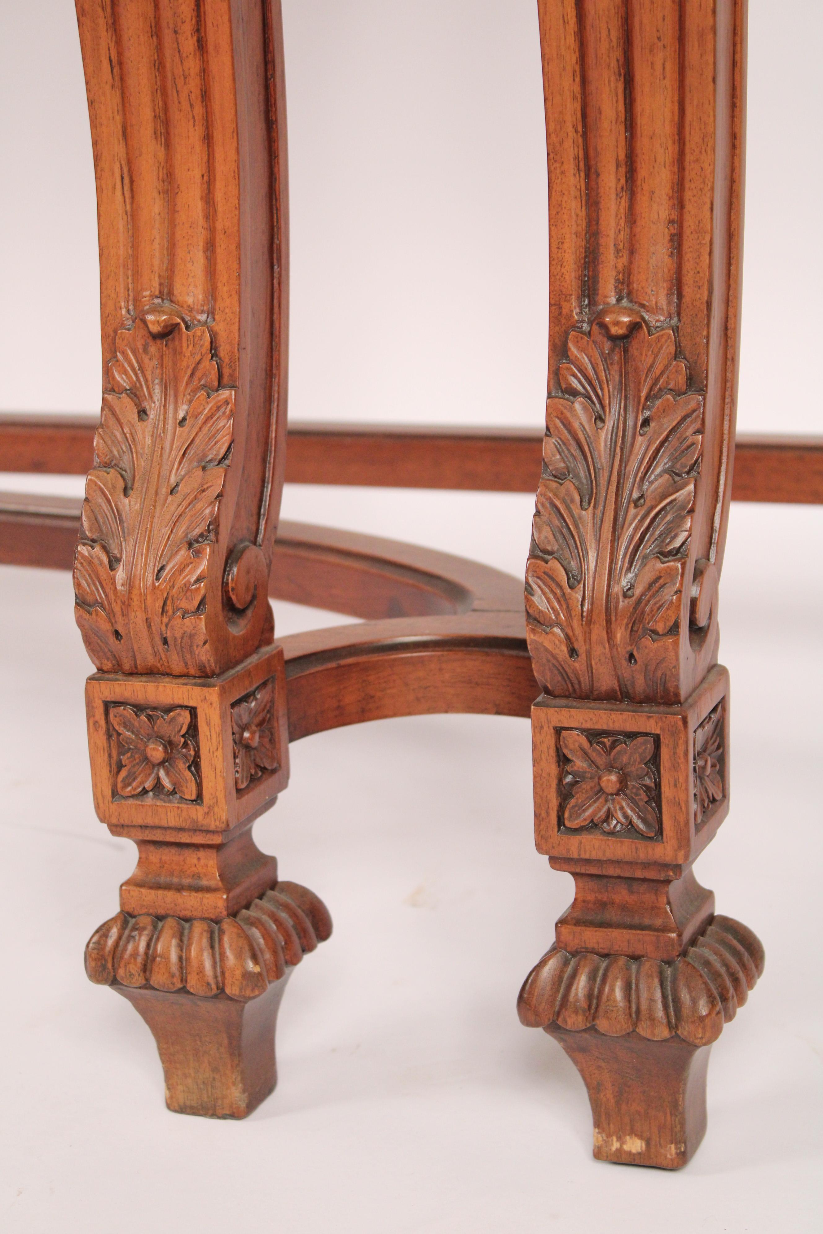 Louis XIV Style Walnut Console table For Sale 4