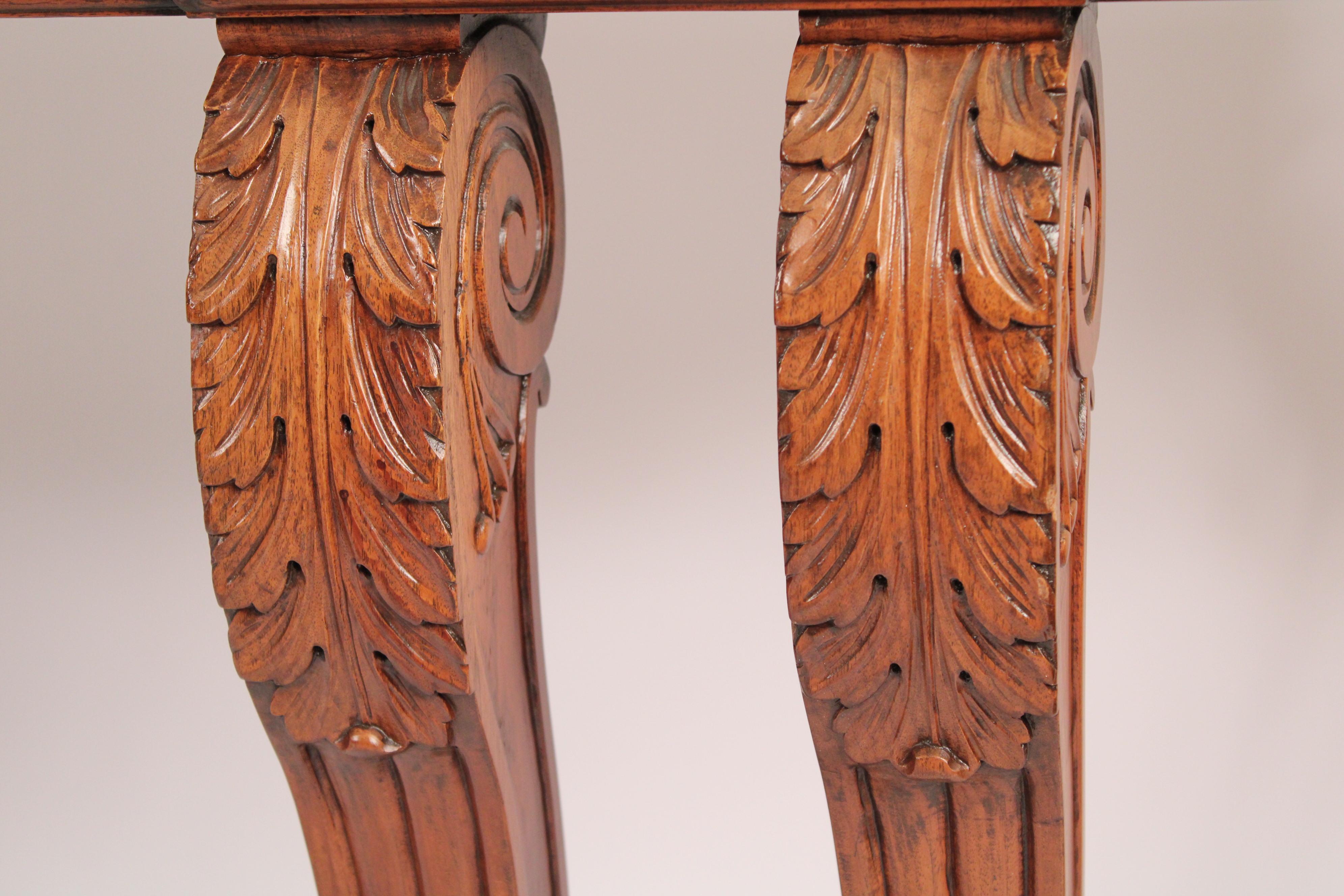 Louis XIV Style Walnut Console table For Sale 3